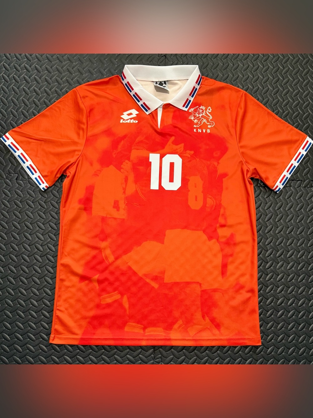 BERGKAMP Netherlands Retro Jersey 1998 Worldcup #10 Vintage Style